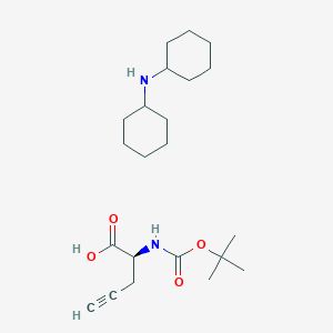 molecular formula C22H38N2O4 B558229 Boc-L-pra-OH dcha CAS No. 63039-49-6