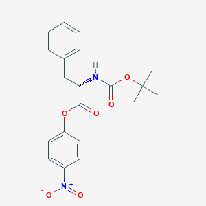 molecular formula C20H22N2O6 B558232 Boc-Phe-ONp CAS No. 7535-56-0