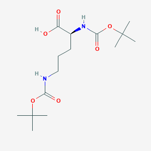 molecular formula C16H20N2O3 B558250 Boc-orn(boc)-OH CAS No. 57133-29-6