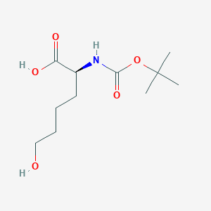 molecular formula C11H21NO5 B558258 Boc-L-6-羟基去甲亮氨酸 CAS No. 77611-37-1