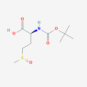 molecular formula C10H19NO5S B558264 Boc-Met(O)-Oh CAS No. 34805-21-5