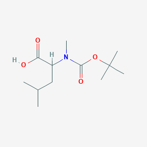 molecular formula C12H23NO4 B558271 Boc-N-methyl-L-leucine CAS No. 53363-89-6
