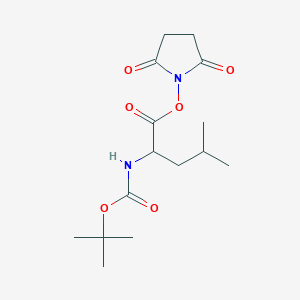 molecular formula C15H24N2O6 B558282 Boc-Leu-OSu CAS No. 3392-09-4