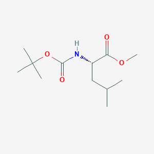 molecular formula C12H23NO4 B558287 Methyl (tert-butoxycarbonyl)-L-leucinate CAS No. 63096-02-6