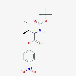 molecular formula C17H24N2O6 B558294 Boc-Ile-ONp CAS No. 16948-38-2