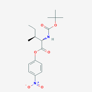 molecular formula C17H24N2O6 B558294 (2S,3S)-4-Nitrophenyl 2-((tert-butoxycarbonyl)amino)-3-methylpentanoate CAS No. 16948-38-2