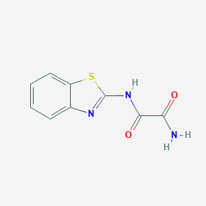molecular formula C9H7N3O2S B055830 N'-(1,3-benzothiazol-2-yl)oxamide CAS No. 114354-20-0