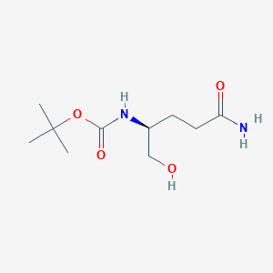 molecular formula C10H20N2O4 B558308 boc-Glutaminol CAS No. 133565-42-1