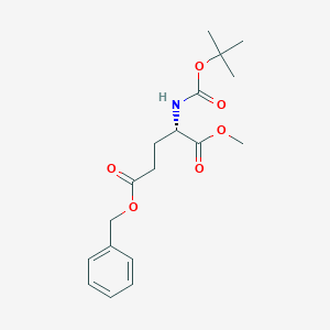 molecular formula C18H25NO6 B558313 Boc-Glu(OBzl)-OMe CAS No. 59279-58-2