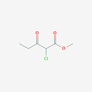 molecular formula C6H9ClO3 B055832 Methyl 2-chloro-3-oxopentanoate CAS No. 114192-09-5
