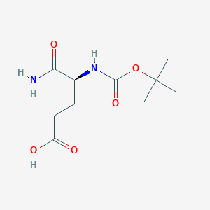 molecular formula C10H18N2O5 B558324 Boc-Glu-NH2 CAS No. 18800-74-3