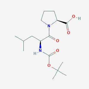 molecular formula C16H28N2O5 B558329 Boc-Leu-Pro-OH CAS No. 64205-66-9