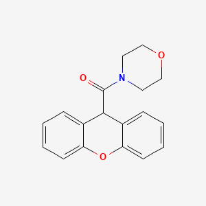 molecular formula C18H17NO3 B5583292 morpholin-4-yl(9H-xanthen-9-yl)methanone 