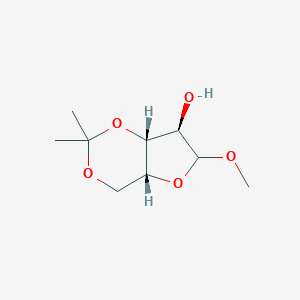 (4aR,7R,7aR)-6-methoxy-2,2-dimethyl-tetrahydro-4H-furo[3,2-d][1,3]dioxin-7-ol