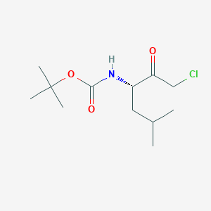 molecular formula C12H22ClNO3 B558333 Boc-leu-chloromethylketone CAS No. 102123-85-3