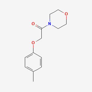 molecular formula C13H17NO3 B5583435 2-(4-methylphenoxy)-1-(morpholin-4-yl)ethanone CAS No. 2021-04-7