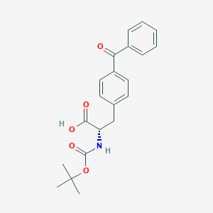 molecular formula C21H23NO5 B558348 Boc-4-苯甲酰-L-苯丙氨酸 CAS No. 104504-43-0