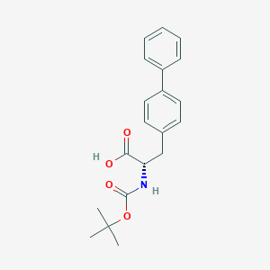 molecular formula C20H23NO4 B558349 (S)-3-([1,1'-Biphenyl]-4-yl)-2-((tert-butoxycarbonyl)amino)propanoic acid CAS No. 147923-08-8