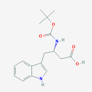 molecular formula C17H22N2O4 B558352 Boc-L-beta-homotryptophan CAS No. 229639-48-9