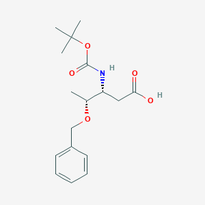 (3R,4R)-4-(Benzyloxy)-3-((tert-butoxycarbonyl)amino)pentanoic acid