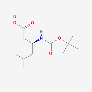 molecular formula C12H23NO4 B558358 Boc-L-β-均一氨基酸 CAS No. 132549-43-0
