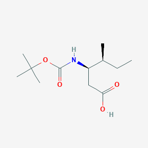 molecular formula C12H23NO4 B558359 Boc-L-beta-homoisoleucine CAS No. 218608-82-3