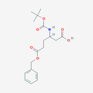molecular formula C18H25NO6 B558360 Boc-beta-Hoglu(Obzl)-OH CAS No. 218943-30-7
