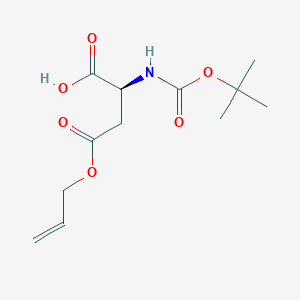 molecular formula C12H19NO6 B558370 Boc-Asp(OAll)-OH CAS No. 132286-77-2