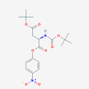 molecular formula C19H26N2O8 B558375 Boc-Asp(OtBu)-ONp CAS No. 29365-05-7