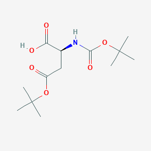molecular formula C13H23NO6 B558377 Boc-Asp(OtBu)-OH CAS No. 1676-90-0