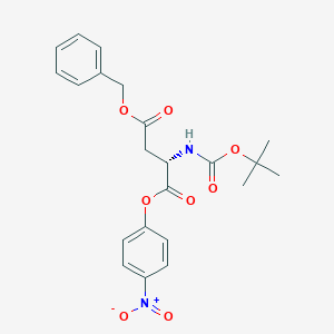 molecular formula C22H24N2O8 B558378 Boc-Asp(OBzl)-ONp CAS No. 26048-69-1