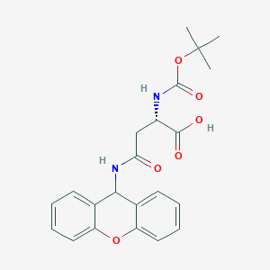 molecular formula C22H24N2O6 B558380 Boc-Asn(Xan)-OH CAS No. 65420-40-8