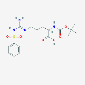 molecular formula C18H28N4O6S B558382 Boc-Arg(Tos)-OH CAS No. 13836-37-8