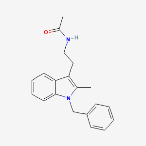 molecular formula C20H22N2O B5583851 N-[2-(1-Benzyl-2-methyl-1H-indol-3-yl)-ethyl]-acetamide 