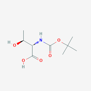 molecular formula C9H17NO5 B558386 (2S,3S)-2-((tert-Butoxycarbonyl)amino)-3-hydroxybutanoic acid CAS No. 23082-30-6