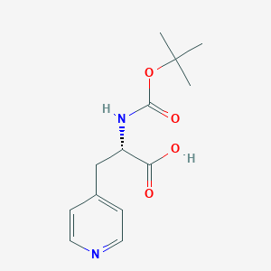 molecular formula C13H18N2O4 B558396 Boc-3-(4-pyridyl)-L-alanine CAS No. 37535-57-2