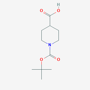 molecular formula C11H19NO4 B558401 N-BOC-piperidine-4-carboxylic acid CAS No. 84358-13-4
