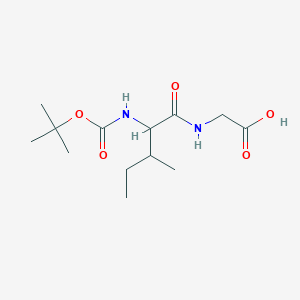molecular formula C13H24N2O5 B558403 Boc-ile-gly-OH CAS No. 16257-05-9