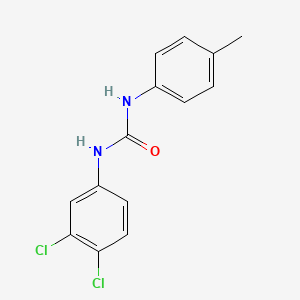 molecular formula C14H12Cl2N2O B5584063 1-(3,4-DICHLORO-PHENYL)-3-P-TOLYL-UREA CAS No. 13256-73-0