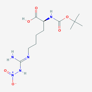 molecular formula C12H23N5O6 B558407 Boc-HomoArg(NO2)-OH CAS No. 28968-64-1