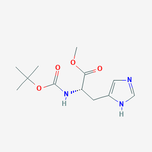 molecular formula C12H19N3O4 B558408 Boc-his-ome CAS No. 2488-14-4
