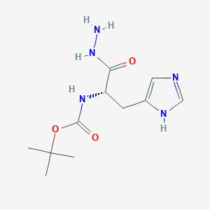 molecular formula C11H19N5O3 B558409 Boc-his-nhnh2 CAS No. 42002-05-1