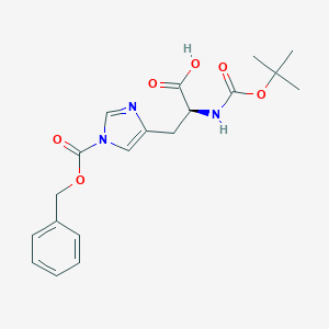 molecular formula C19H23N3O6 B558410 Boc-His(Z)-OH CAS No. 50305-43-6