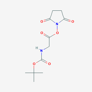 molecular formula C11H16N2O6 B558416 Boc-Gly-OSu CAS No. 3392-07-2