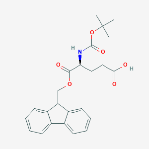 molecular formula C24H27NO6 B558423 Boc-Glu-Ofm CAS No. 133906-29-3