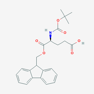 molecular formula C24H27NO6 B558423 Boc-glu-ofm CAS No. 133906-29-3