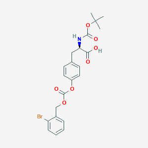 molecular formula C22H24BrNO7 B558437 Boc-D-Tyr(2-Br-Z)-OH CAS No. 81189-61-9