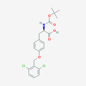 molecular formula C21H23Cl2NO5 B558438 Boc-D-tyr(2,6-CL2-bzl)-OH CAS No. 69541-62-4