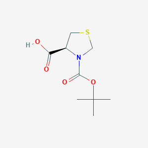 molecular formula C13H20N2O7 B558441 Boc-D-thz-OH CAS No. 63091-82-7