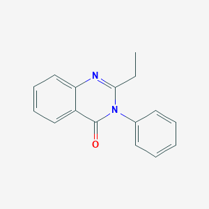 molecular formula C16H14N2O B5584502 2-Ethyl-3-phenylquinazolin-4-one CAS No. 5260-41-3